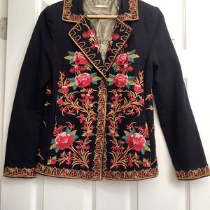 Beautiful Paparazzi Embroidered Jacket